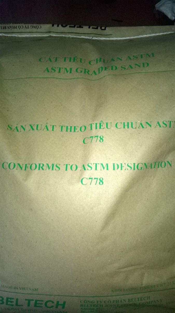 Cát tiêu chuẩn ASTM C778 Graded